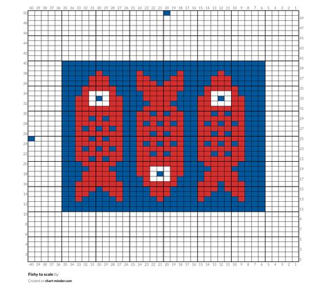 Fish Grid Pattern, One Color Cross Stitch Pattern, Tapestry Knitting Patterns, Crochet Tapestry Pattern Grid, Fish Knitting Chart, Grid Knitting Pattern, Cross Stitch Fish Pattern, Alpha Patterns Knitting, Tapestry Patterns Charts