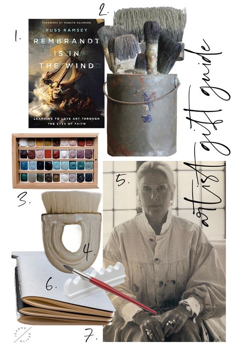 Artist Gift Guide | 2023 - Jeanne Oliver Jeanne Oliver, Ceramic Brush, History Major, Free Magazines, Artist Gifts, Perfect Stocking Stuffers, Watercolor Brushes, Gift Guides, Stocking Stuffers