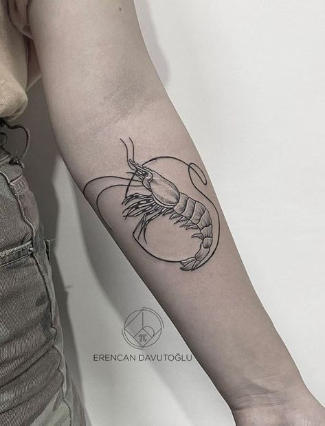 Shrimp Tattoo Ideas, Prawn Tattoos, Shrimp Tattoo Small, Seaman Tattoo, Jd Tattoo, Shrimp Tattoo, Boat Tattoo, Knuckle Tattoos, Nautical Tattoo