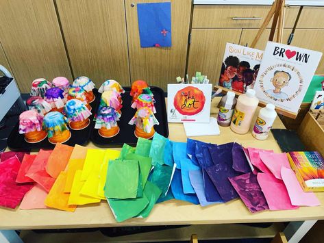 Kindergarten Inquiry, Rainbow Science, Different Shades Of Black, Dramatic Play Area, Science Tools, Classroom Routines, Colour Mixing, Creative Names, Kindergarten Science