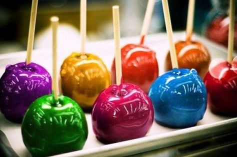 Jolly Ranchers Candy Apples, Colored Candy Apples, Halloween Candy Apples, Gourmet Candy Apples, Jolly Ranchers Candy, Candied Apples, Gourmet Caramel Apples, Candy Apple Recipe, Caramel Apples Recipe