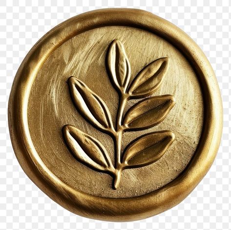 Wax Stamp Png, Wax Seal Png, Seal Wax Stamp, Gold Wax Seal, Jewelry Locket, Seal Wax, Jewelry Lockets, Wax Stamp, Olive Leaf