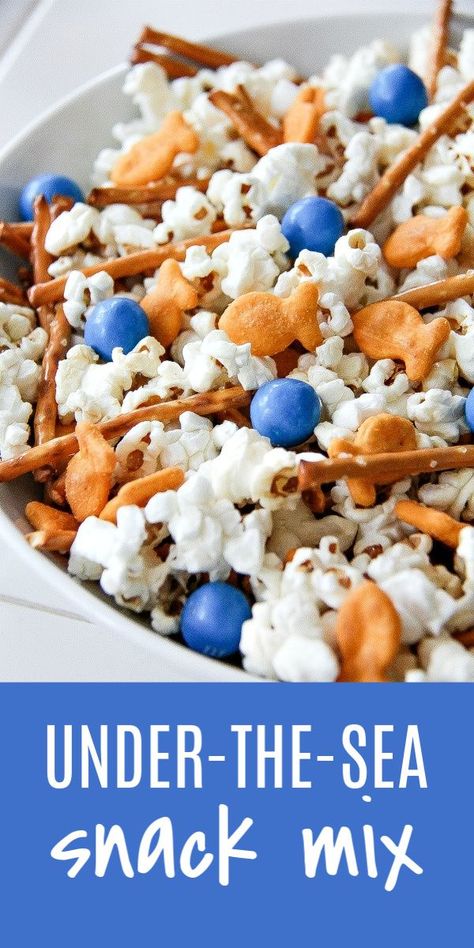 Under The Sea Party Snack Ideas, Nemo Snack Ideas, Under The Sea Snacks For Party, Snacks For Under The Sea Party, Nautical Snacks Food Ideas, Ocean Themed Recipes, Ocean Birthday Snacks, Underwater Themed Snacks, Beach Treats Ideas