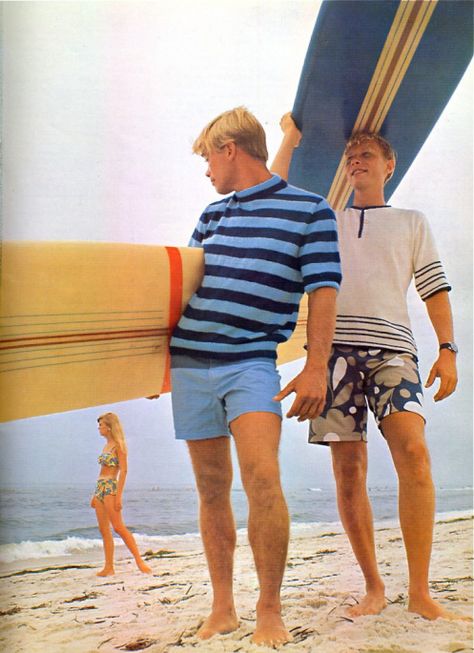 Vintage Knits: 1960s Surfer Tops | The Chawed Rosin #summer #surfer 60s Men, Surf Vintage, Mavericks Surfing, Surfer Boys, Surfer Boy, Americana Vintage, Fashion 1960s, Surfer Style