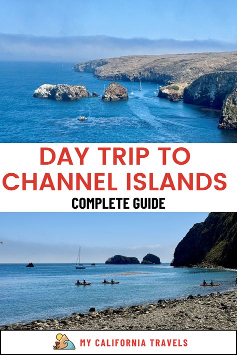 Plan your perfect day trip to Channel Islands National Park with this one day itinerary. Explore hiking trails, spot unique wildlife like seals. dolphins, and seabirds, and enjoy stunning coastal views. Learn about the best things to do in Channel Islands and get tips on how to make the most of your time in this beautiful California hidden gem. Channel Islands California, Island To Visit, Plan A Day, Santa Cruz Island, Channel Islands National Park, Beautiful California, Kayak Tours, California National Parks, Channel Islands