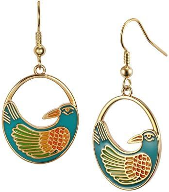 Laurel Burch Jewelry Nile Bird Earrings Laurel Burch, Bird Earrings, Hammered Metal, Old Coins, Jewelry For Her, Brass Material, Finding Joy, Metal Jewelry, Alex And Ani Charm Bracelet