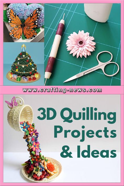 Crafts Ideas For Adults, Crepe Paper Peony, Quilling Patterns Tutorials, Quilling Images, Diy Quilling Crafts, Paper Peony, Quilling Projects, Paper Quilling Tutorial, Paper Quilling For Beginners