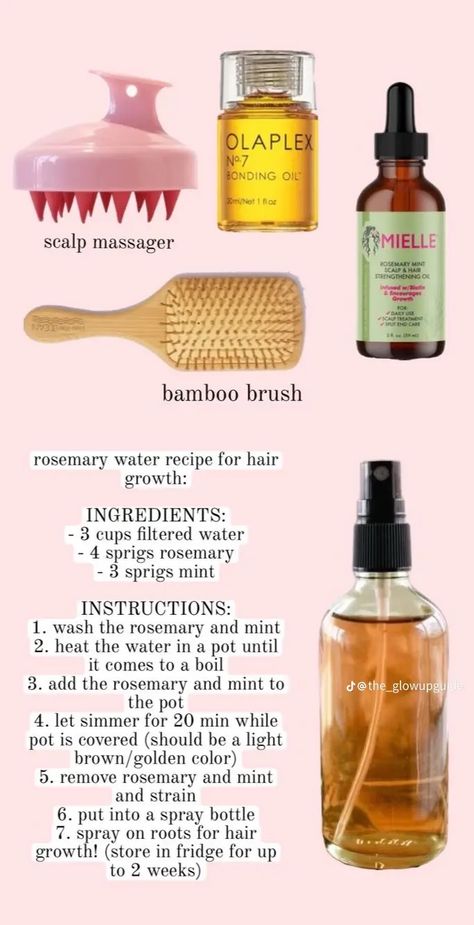 Haut Routine, Healthy Hair Routine, Hair Growing Tips, Vlasové Trendy, Hair Growth Tips, Hair Maintenance, Body Skin Care Routine, Hair Strengthening, Hair Routines