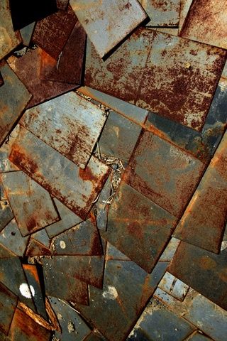 #Rusty #Metal Sheets L Wallpaper, Metal Sheets, Texture Inspiration, Peeling Paint, Rusted Metal, Rusty Metal, Texture Color, Wow Art, Materials And Textures