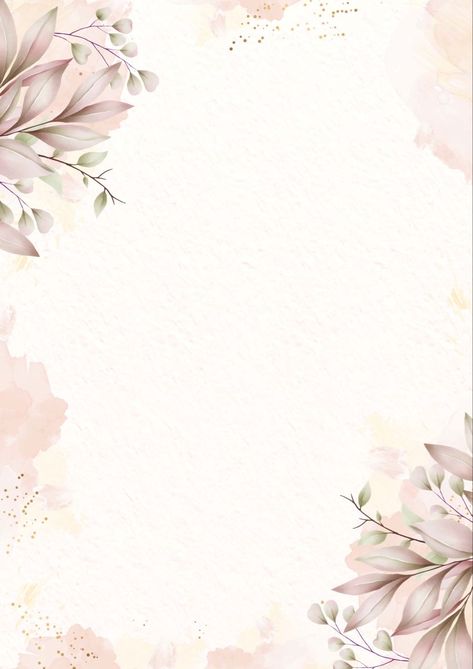 Floral Background For Invitation Card, Engagement Card Design, Ruangan Studio, Wedding Background Wallpaper, Engagement Invitation Cards, Flower Background Design, Wedding Card Frames, Digital Invitations Wedding, Floral Cards Design