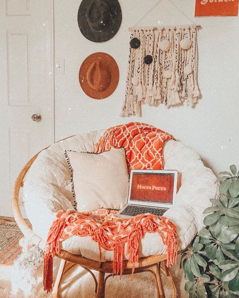 Cozy Patio, Papasan Chair, Reading Corner, Cozy Fall, Reading Nook, Nook, Bedroom, Living Room, Interior Design