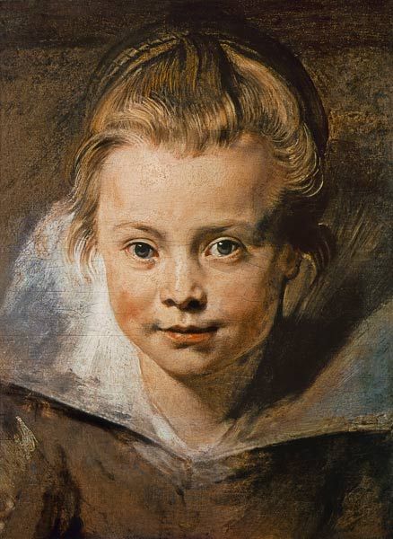 Peter Paul Rubens - Head of a child (Clara-Serena Rubens) at 1616. Peter Paul Rubens Paintings, Paul Rubens Paintings, Peter Rubens, Rubens Paintings, Rembrandt Paintings, Caravaggio Paintings, Michael Angelo, Jan Van Eyck, Paul Rubens