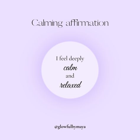 Safe Affirmations, Calm Affirmations, Stay Calm Quotes, I Am Calm, Feel Deeply, Vision Board Affirmations, Calm Quotes, Self Concept