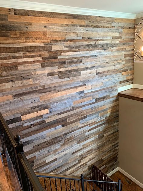 Barn Wood Wall, Breaking The Cycle, Rustic Wood Floors, Wood Plank Walls, American Barn, Wall Planks, Barnwood Wall, Wood Slat Wall, Diy Accent Wall