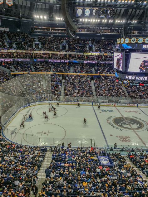 New York Islanders vs Buffalo Sabres Buffalo Sabres Aesthetic, Janecore Aesthetic, Nye 2024, Buffalo Sabres Hockey, Sabres Hockey, Hockey Arena, Snow Place, Hockey Pictures, Hockey Life