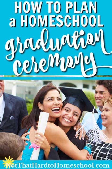 Do you need to know how to plan a homeschool high school graduation ceremony? Then keep reading! Here's all the steps you need to know. Homeschool Graduation Ideas, High School Graduation Ceremony, Homeschool Graduation, Senior Year Diy, College Preparation, Senior Graduation Party, College Tour, Homeschool Lesson Plans, Graduation Party Diy