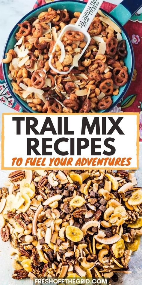 Easy Trail Mix Recipes, Homemade Trail Mix Recipes, Healthy Trail Mix Recipes, Healthy Snack Mix, Trail Mix Snack, Healthy Trail Mix, Trail Mix Recipes, Homemade Trail Mix, Hiking Snacks