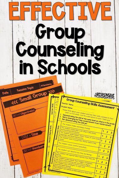 Elementary Group Counseling - The Responsive Counselor Principal Ideas, Kindness Club, Group Counseling Activities, School Counsellor, School Counseling Office, School Counselor Office, Elementary School Counselor, Social Emotional Activities, Counselor Office