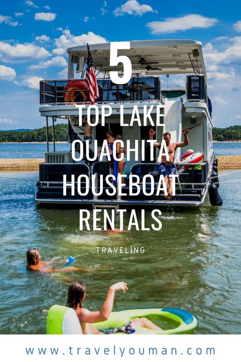 Lake Ouachita, Luxury Houseboats, Houseboat Rentals, Ozarks Missouri, Relaxing Vacations, Houseboat, Boat Rental, Water Slides, Vacation Ideas