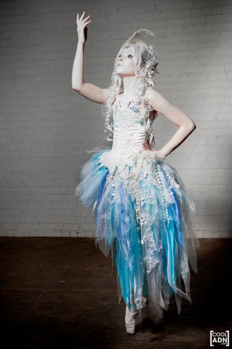 Winter by NikitaCosplay.deviantart.com Winter Wonderland Outfit, Snow Queen Costume, Ice Queen Costume, Spirit Costume, Winter Costume, Wonderland Costumes, Snow Fairy, Winter Fairy, Queen Costume