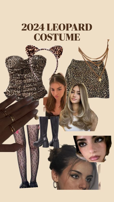 My outfit for Halloween Leapord Costume Halloween, Cheetah Outfit Halloween, Chetta Halloween Costume, Jaguar Halloween Costume, Lepord Halloween Outfit, Costumes For Dark Hair, Leapord Halloween Outfit, Cougar Halloween Costume, Jaguar Outfit