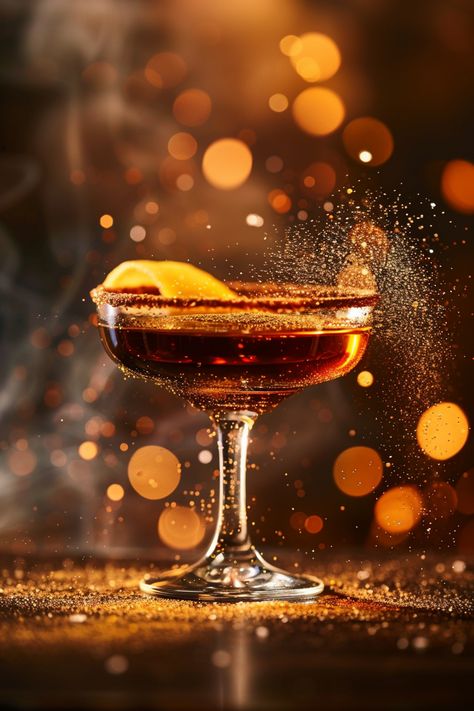 Ultimate Brandy Blazer Cocktail Recipe for an Impressive Flaming Drink Display #cocktails #cocktailrecipes Bar Night Club Drinks, Aesthetic Drink Pictures, Dark Cocktails, Bartender Aesthetic, Flaming Drinks, Cocktail Aesthetic, Photo Bar, Christmas Brochure, Xmas Drinks