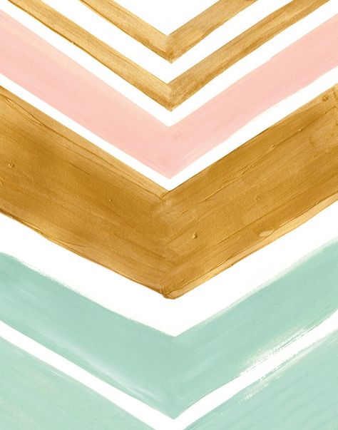 Sewing Studio Color Palette!!!!!! LOVE! Chevron Art, Pastel Ombre, Striped Art, Watercolor Peonies, Mint Gold, Color Crush, Chevron Stripe, Roman Blinds, Paint Brush