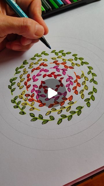 Instagram Drawing, Doodle Ideas, Doodle Sketch, Zentangle Art, Color Combo, You Tried, Color Combos, Beautiful Colors, The Day