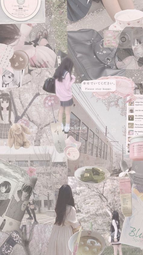 aesthetic shoujo collage by me <3 // #shoujo #sawako #shoujocore #japan #blossom #sakura #aesthetic #collage #japanaesthetic #trendy #pinterest #keywords coquette aesthetic shoujo lolita himegyaru harajuku girl japanese sawako outfit inspo trending Shojo Girl Wallpaper, Shoujo Background, Shoujo Aesthetic Wallpaper, Shojo Girl Aesthetic, Sawako Outfit, Japan Blossom, Gorgeous Backgrounds, Shoujo Outfits, Shojo Girl