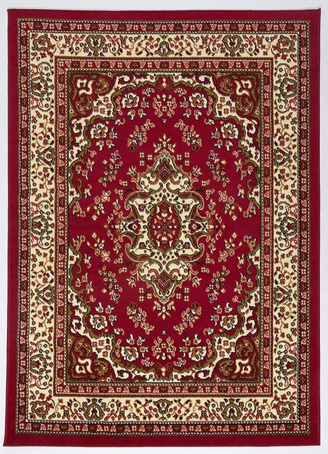 Antep Rugs Kashan King Collection Himalayas Oriental Polypropylene Indoor Area Rug (Maroon/Beige, 5' x 7') Maroon Carpet, Maroon Rug, Rug Sizes, Carpet Cleaner, Beige Area Rugs, Indoor Area Rugs, Throw Rugs, Floor Coverings, Computer Monitor