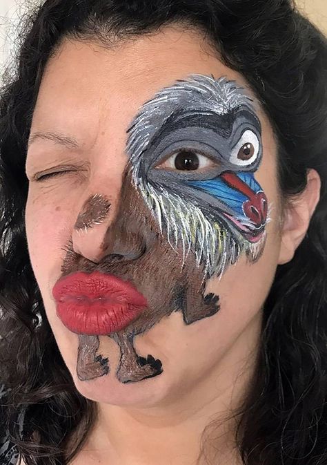 Funny Makeup Memes, Animal Face Paintings, Makeup Memes, Face Painting Easy, Face Paint Makeup, Witch Makeup, Face Art Makeup, Makeup Humor, Kids Face Paint