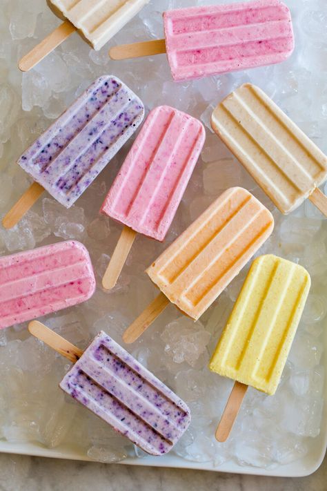 Yogurt Popsicles Yogurt Popsicles, Full Fat Yogurt, Tasty Breakfast, Homemade Popsicles, Natural Food Coloring, African Recipes, Grilled Peaches, Homemade Yogurt, Popsicle Recipes