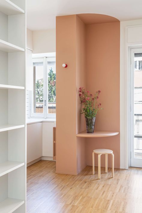 Color Of The Year 2024, Colorful Apartment, Pantone Color Of The Year, Welcome To My House, Flat Ideas, Peach Fuzz, Year 2024, Apartment Interior, Color Of The Year