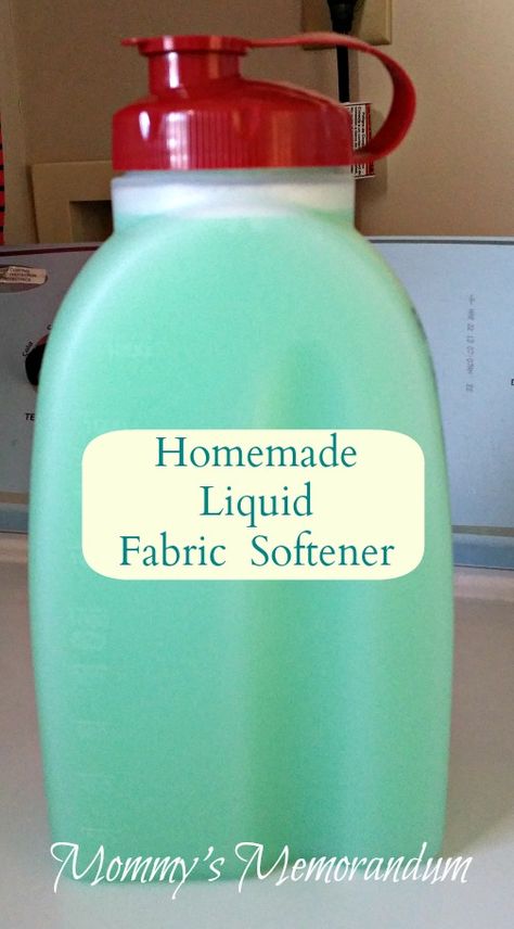 #DIY Homemade Fabric Softener Diy Lavanderia, Laundry Diy, Diy Fabric Softener, Homemade Laundry Detergent Recipes, Diy Alcohol, Homemade Fabric Softener, Laundry Detergent Recipe, Detergent Recipe, Liquid Fabric