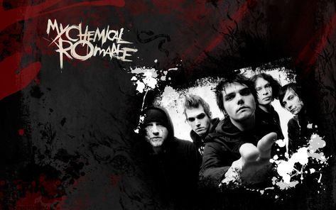 My Chemical Romance Wallpaper by RockyTeeny Goth Macbook Wallpaper Aesthetic, Band Wallpapers Laptop, Emo Macbook Wallpaper, Mcr Wallpaper Ipad, My Chemical Romance Wallpaper Laptop, Mcr Wallpaper Laptop, Emo Bands Wallpaper, 2000s Laptop Wallpaper, Emo Pc Wallpaper