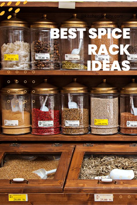 Here are some of the best spice racks out there that we’ve tested out, made from a variety of materials, in a wide range of sizes, to suit your space and preferences: #spicerack #kitchen Best Spice Rack, Spice Rack Ideas, Spice Cabinet Organization, Drawer Spice Rack, Countertop Spice Rack, Storing Spices, Magnetic Spice, Spice Drawer, Organize Your Kitchen