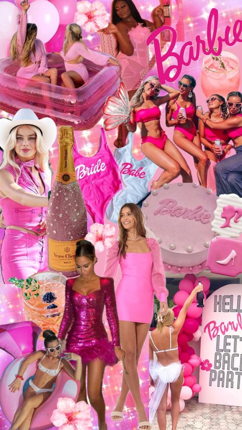 Bridal Barbie, Barbie Pool Party, Barbie Bachelorette, Thema Party, Barbie Theme Party, Vegas Bachelorette, Bachelorette Party Planning, Bridal Bachelorette Party, Bachelorette Themes