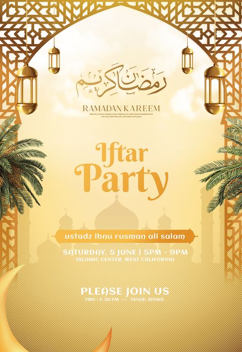 Iftar Poster Background, Iftar Poster Design, Ramadan Banner Design, Ramadan Design Poster, Ramadan Social Media Design, Iftar Poster, Iftar Party Poster, Eid Poster Design, Eid Posters