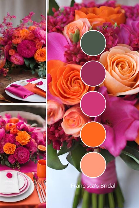 10 Best Summer Wedding Color Palette Ideas To Help Inspire You For Your Special Day - Francisca's Bridal Wedding Pallet Ideas Colour Schemes Summer, 2024 Floral Trends, June Color Palette, Summer Wedding Themes, Color Ideas Wedding, June Wedding Colors, Summer Wedding Color Palette, Wedding Color Palette Ideas, Wedding Color Schemes Summer