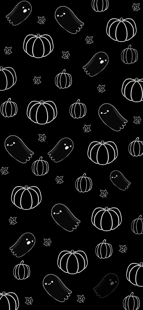 Halloween Iphone 13 Wallpaper, Ghost Wallpaper Cute Black, Halloween Ghost Wallpaper Aesthetic, Fall Wallpaper Black And White, Black Fall Wallpaper Iphone, Heartstopper Halloween Wallpaper, Black And White Ghost Wallpaper, Halloween Ghost Wallpaper Iphone, Halloween Wallpaper Cute Ghost