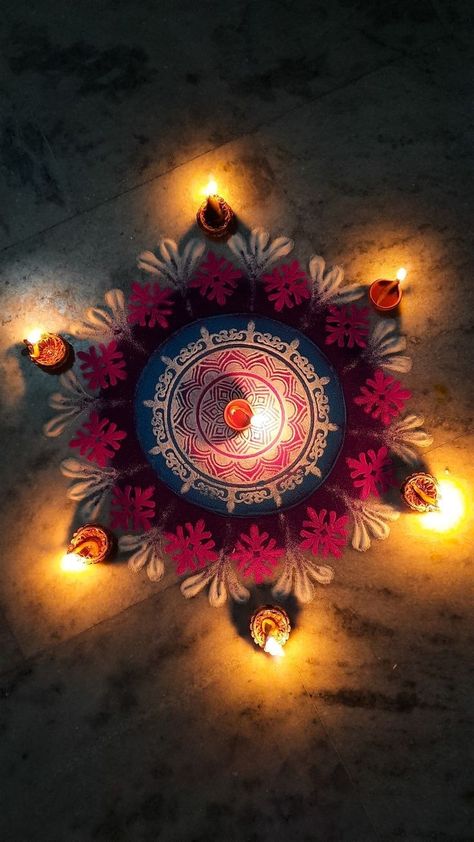 Deepawali Images Hd, Diwali Rangoli Of Flowers, Happy Diwali Aesthetic Photography, Dipawali Snap, Rangoli Pics For Diwali, Dipawali Picture, Aesthetic Diwali Pics, Diwali Wishes Aesthetic, Aesthetic Diwali Rangoli