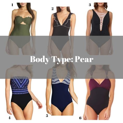 Swimsuit For Pear Shape, Best Swimsuit For Body Type, Pear Body Type, Vacation Swimsuit, Swimsuit For Body Type, Coverup Swimsuit, Shape Fashion, Pear Body, Pear Body Shape