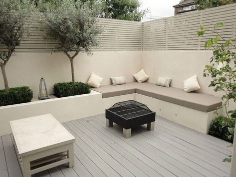 Patio Chico, Moderne Have, Garden Seating Area, Backyard Seating, Budget Garden, Contemporary Garden, Have Inspiration, घर की सजावट, Garden Seating