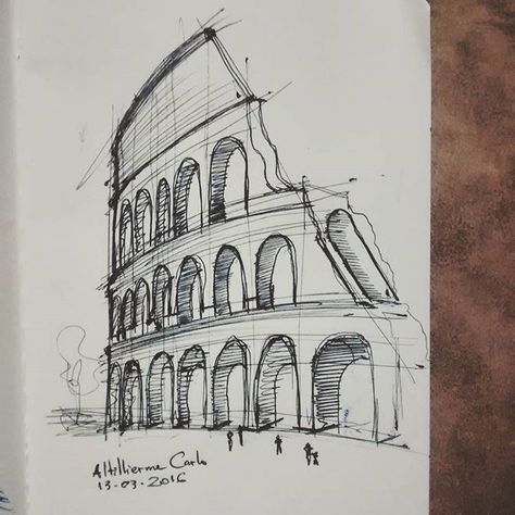 심플한 그림, Architecture Sketches, Architecture Drawing Sketchbooks, Istoria Artei, Building Sketch, Architecture Sketchbook, Architecture Design Sketch, Perspective Art, Architecture Concept Drawings