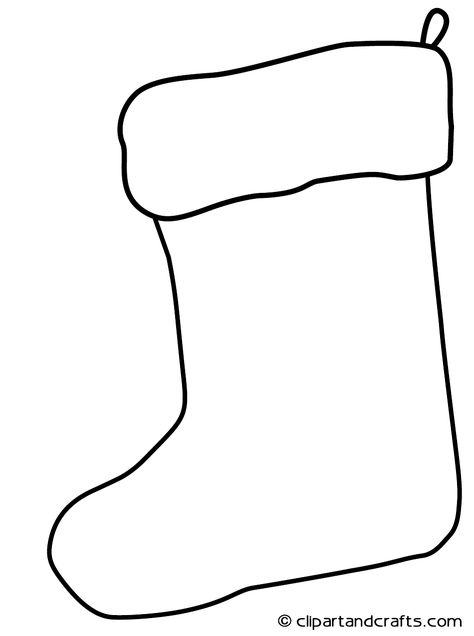 Fill out, print and use this and thousands of other free templates at templateroller.com. Stocking Outline Printable, Printable Stocking Template, Stocking Template Printable Free Pattern, Stocking Pattern Free Templates, Stocking Coloring Page, Stocking Printable, Christmas Stocking Images, Christmas Stocking Template, Stocking Template