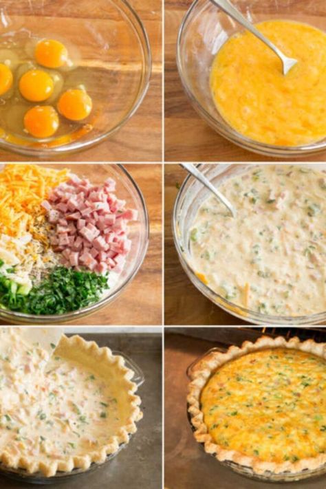 Pioneer Woman Crustless Quiche, Quiche Recipes Pioneer Woman, Pioneer Woman Ham And Leek Mini Quiches, Quiche Dinner Ideas, Ham And Cheese Quiche Pioneer Woman, Denver Quiche Recipes, Pioneer Woman Breakfast Recipes, Frozen Quiche Recipe, Womens Breakfast Ideas