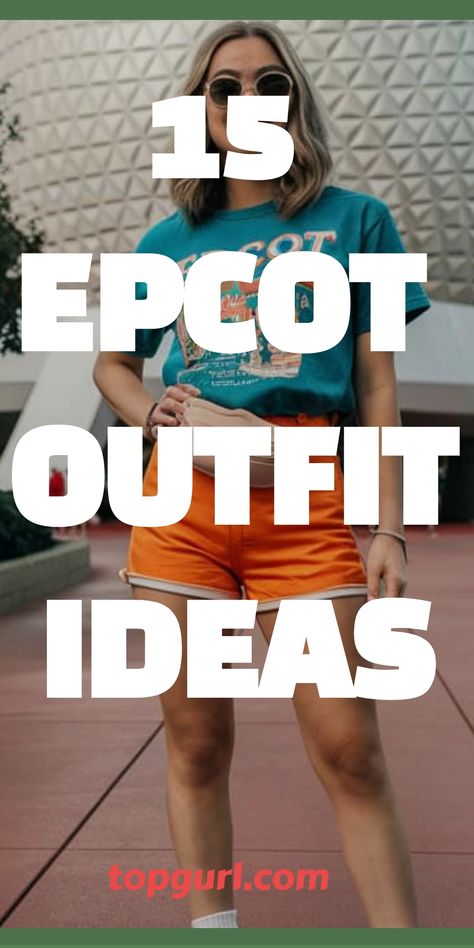 15 Epcot Outfit Ideas That’ll Make Your Disney Day Magical Disney World Outfit Themes, Epcot Aesthetic Outfit, Outfits To Wear To Epcot, Family Hollywood Studios Outfits, Disney Outfits Themed, Orlando Outfits Black Women, Epcot Matching Family Shirts, Disney Bounding Donald Duck, Outfit Ideas For Epcot