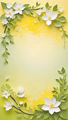 Flower And Leaves Design, Nature Related Border Design, Wedding Background Images Hd For Editing, Flowers Frame Design, Green Wedding Background, Green Background Wallpapers, Background Border Design, Orange Flower Background, Frame Design Background