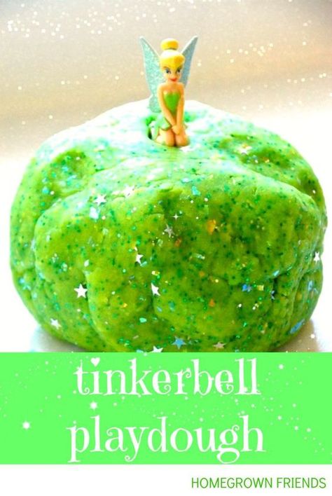 Tinkerbell Playdough Pirate Fairy Party, Peter Pan Party, Pirate Fairy, Fairy Tea Parties, Tinkerbell Party, Playdough Recipe, Fairy Birthday Party, Fairy Birthday, Fairy Parties