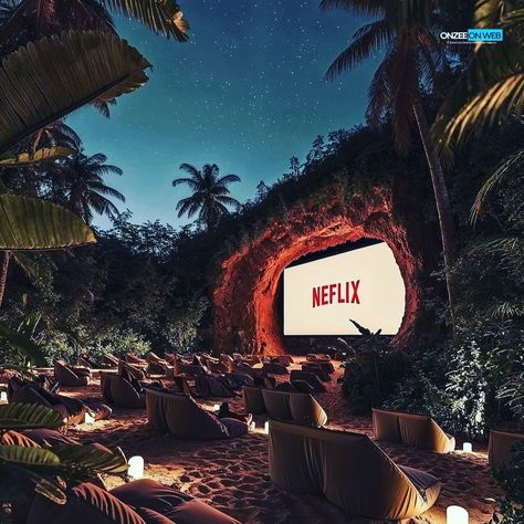 Outdoor Theater Ideas, Dreamscape Architecture, Desert Resort, Outdoor Restaurant Design, Open Air Cinema, Outdoor Cinema, Outdoor Theater, Adventure Aesthetic, Unique House Design